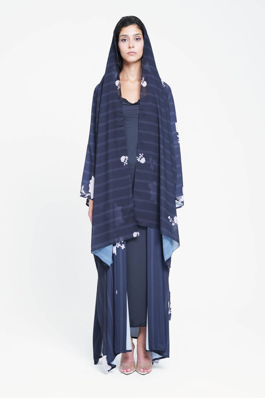 SILHOUETTE Stripe Abaya