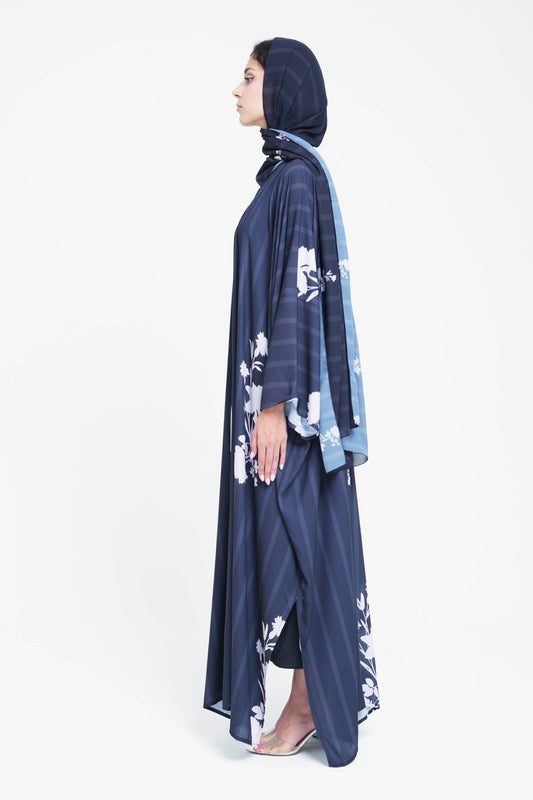 SILHOUETTE Stripe Abaya