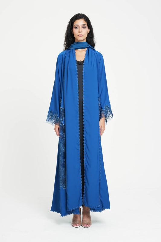 Cobalt Mesh Robe