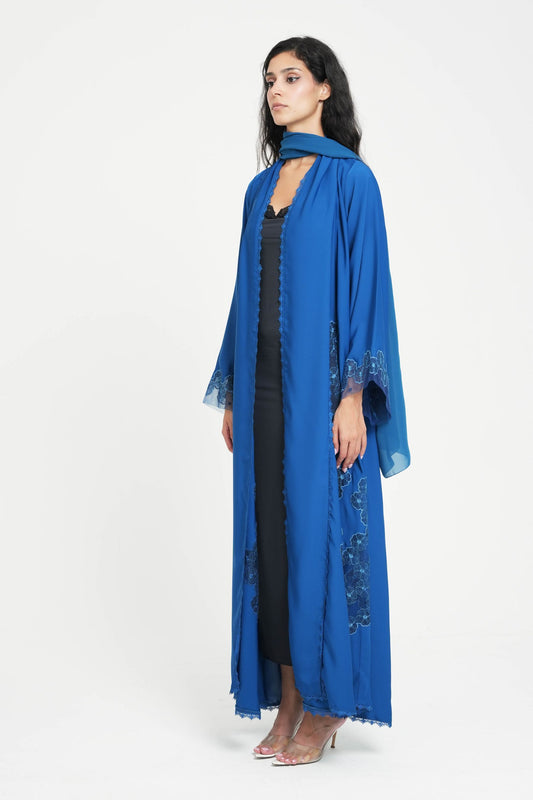 Cobalt Mesh Robe